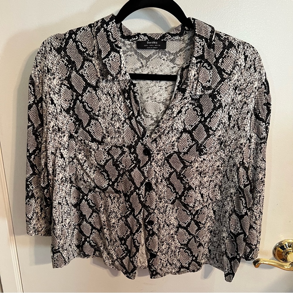 Snake Print Top